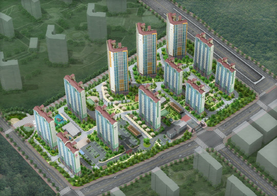 화성향남 B6블럭 사랑으로 부영 조감도<부영주택 제공>